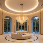 Sirena Glass Round Chandelier