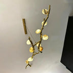 Luxury Statement Nature-inspired Twig Natural Crystal Chandelier