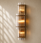 San Marcon Glass Grand Round Sconce