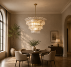 Romanion Glass Round Chandelier