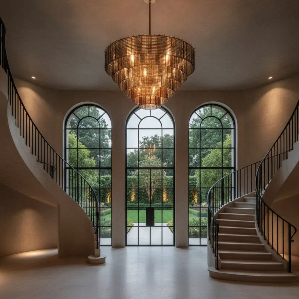 Sirena Glass Round Chandelier