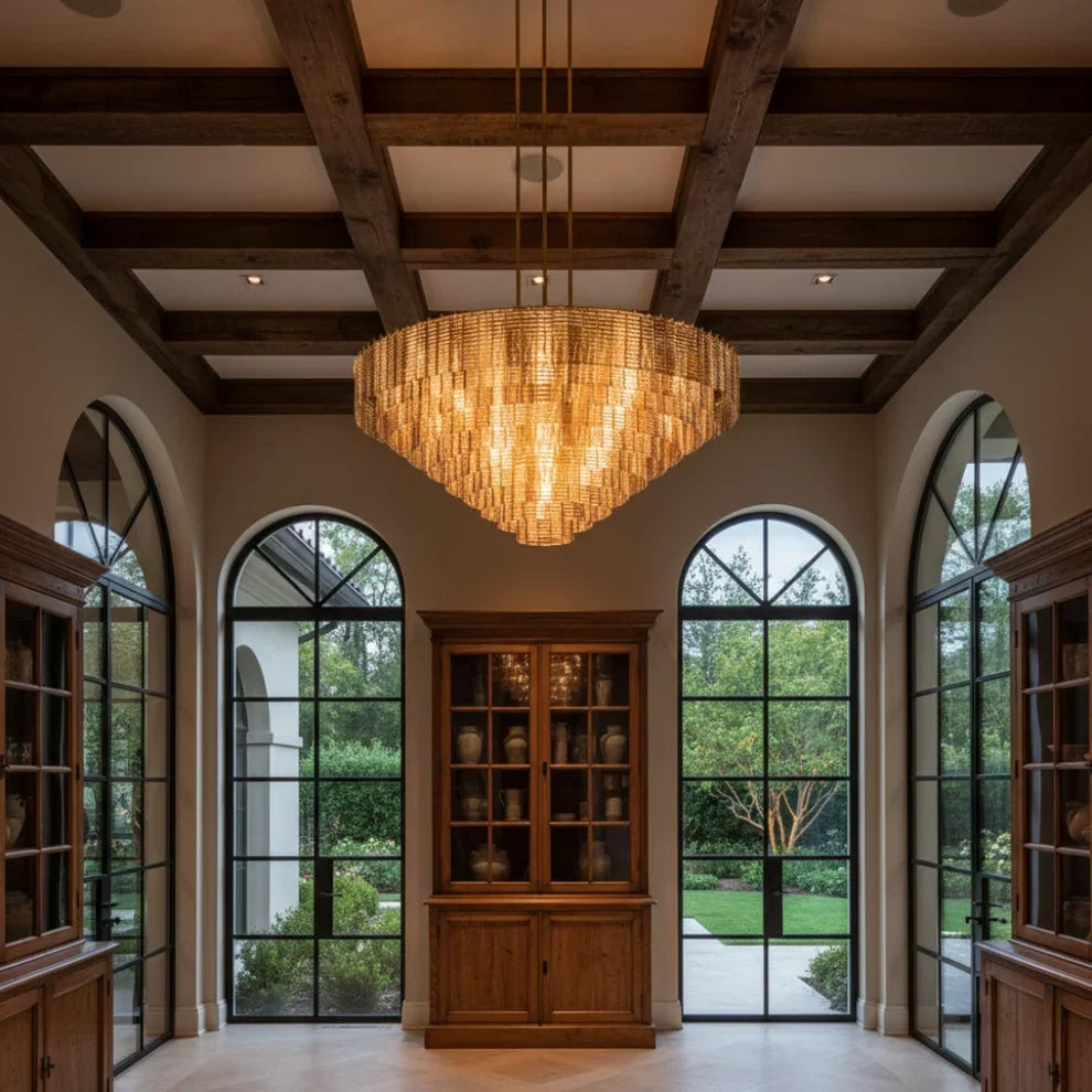Sirena Glass Round Chandelier