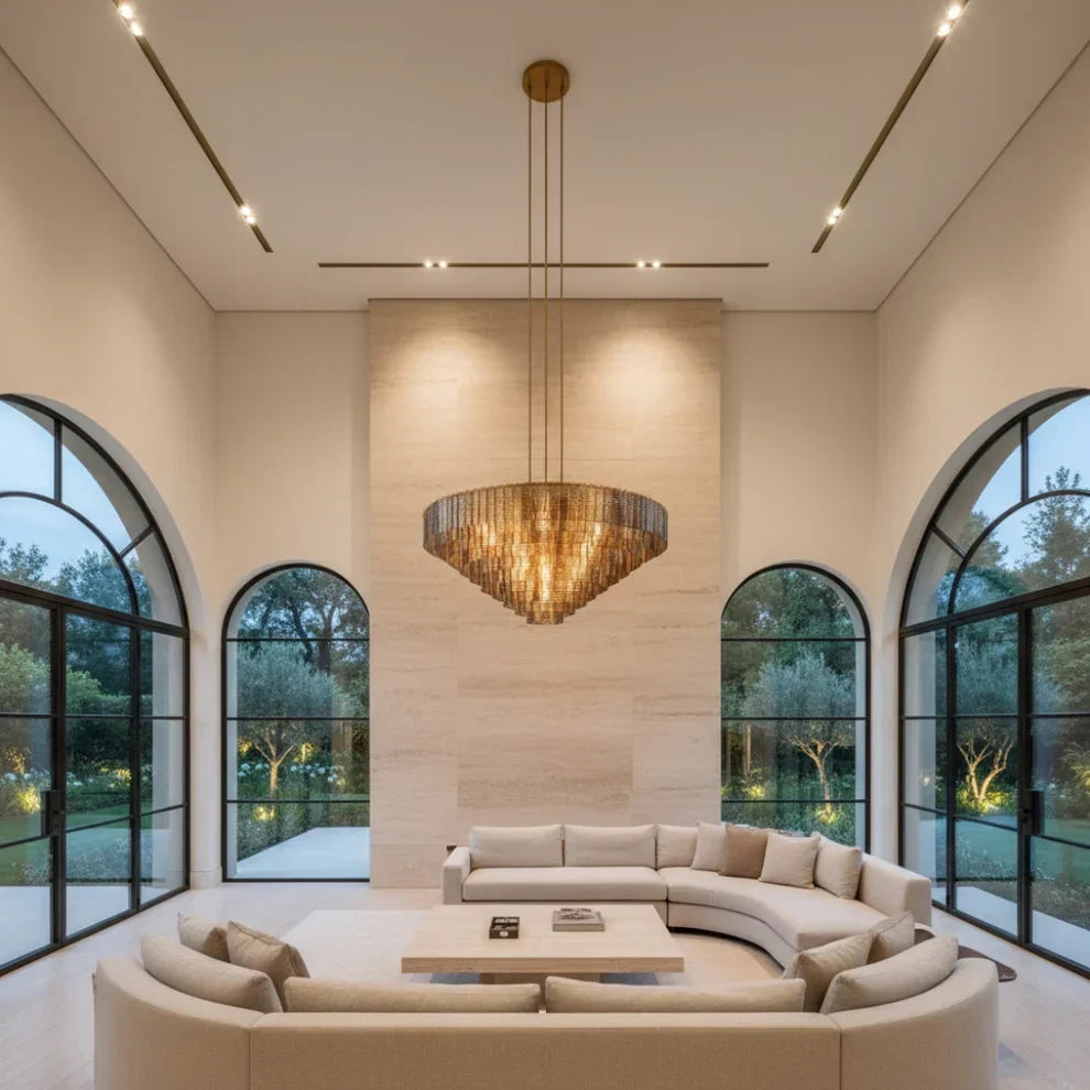 Sirena Glass Round Chandelier