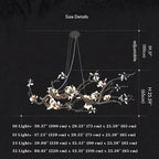 Alba Tree Branch Chandelier - 39.37” (100 cm)Warm White 3000KVChandelier