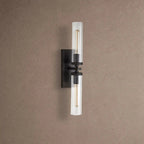 Andreas 2-Light Wall Sconce - BlackVChandelier