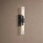 Andreas 2-Light Wall Sconce - BlackVChandelier
