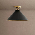 Arno Small Flush Mount in Black - VChandelier