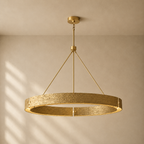 Vilary Round Chandelier in Brass Finish