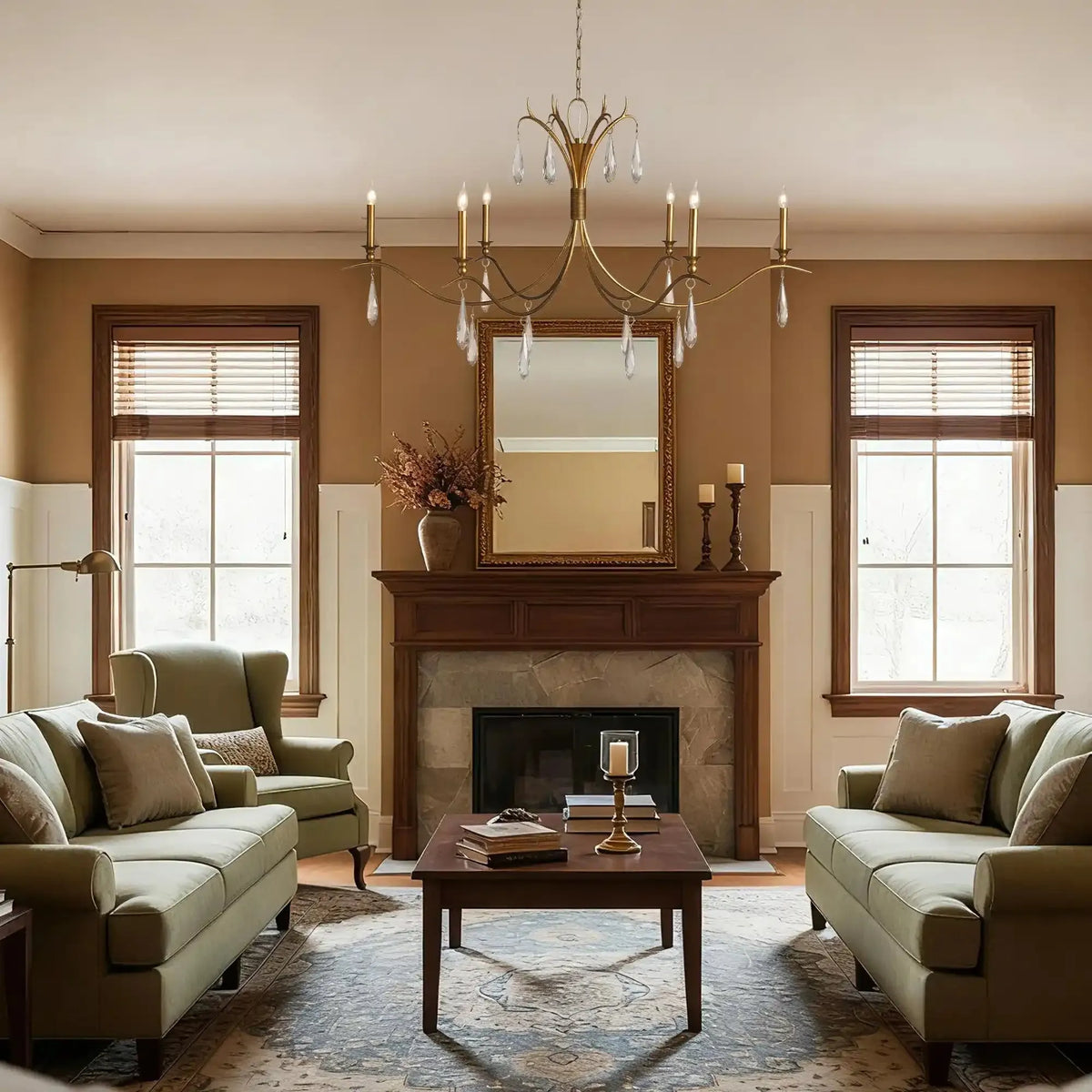 Celine Chandelier 36" 59" for Living Room in clear - modern dining room lighting