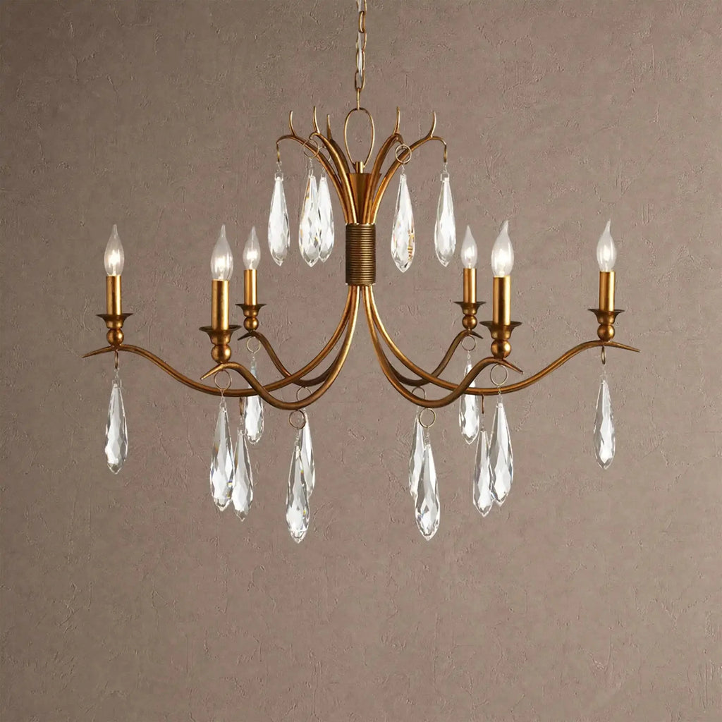 Celine Chandelier 36" 59" for Living Room - 36'' - VChandelier