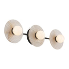 Dahlia Triple Alabaster Wall Sconce - Urban BronzeVChandelier