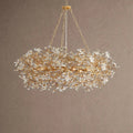 Fiore Crown Crystal Branch Chandelier 39" 48" 60“ - Gold39"VChandelier