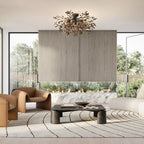 Fiore Flushmount in clear by Blush Lighting