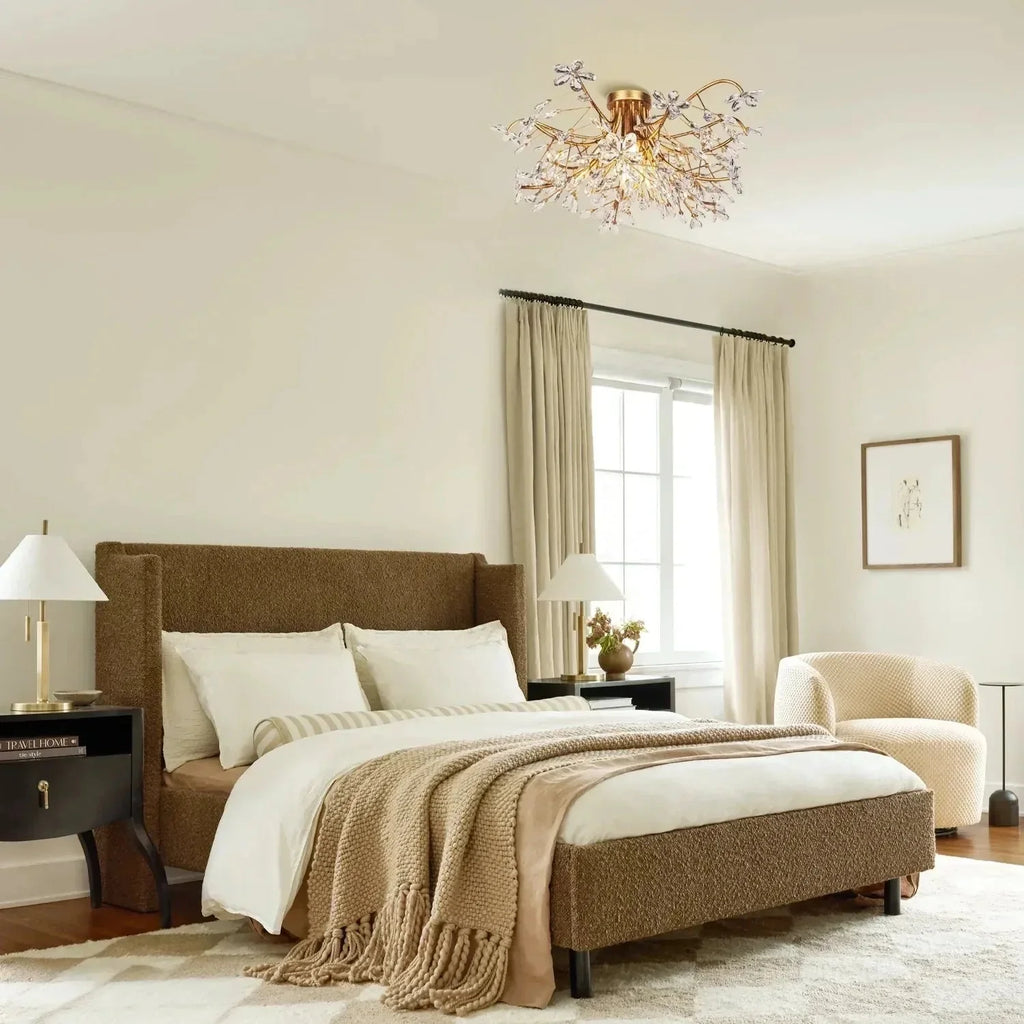 Fiore Flushmount in clear by Blush Lighting