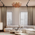 Fiore Flushmount - clear finish, modern home lighting