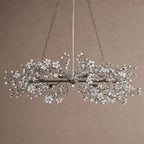 Fiore Linear Chandelier 43" 51" 68"W - Black43"VChandelier