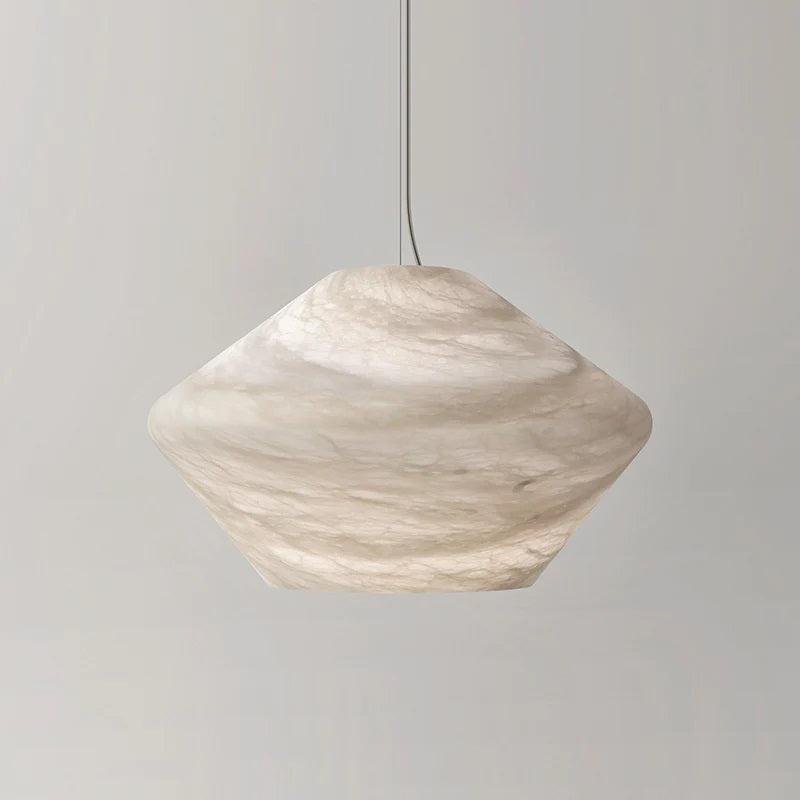 Larry Alabaster Simple Bedside Modern Pendant Light -  - VChandelier