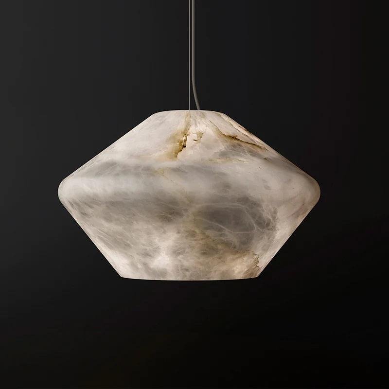 Larry Alabaster Simple Bedside Modern Pendant Light -  - VChandelier