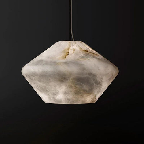 Larry Alabaster Simple Bedside Modern Pendant Light -  - VChandelier