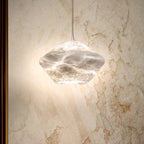 Larry Alabaster Simple Bedside Modern Pendant Light -  - VChandelier