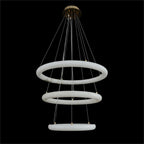 Luca Three-Tier Alabaster Pendant Chandelier -  - VChandelier