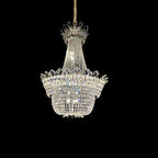 Luxury Empire Branch Crystal Chandelier Pendant Light for Entryway and Foyer - D19.7" *H23.6"Warm Light - VChandelier