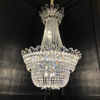 Luxury Empire Branch Crystal Chandelier Pendant Light for Entryway and Foyer - D31.5" *H35.3"Warm Light - VChandelier