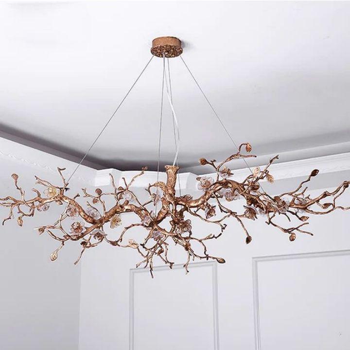Luxury Flower Tree Branch Chandelier - L 39.4″(100cm) x W 25.6″(65cm) x H 22.8″(58cm) - VChandelier