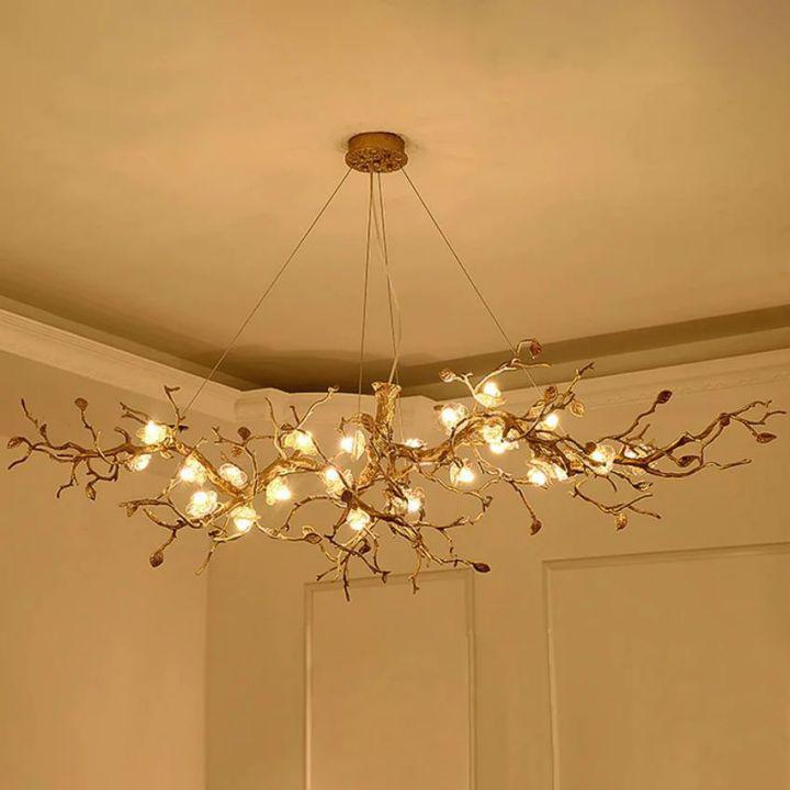 Luxury Flower Tree Branch Chandelier - L 39.4″(100cm) x W 25.6″(65cm) x H 22.8″(58cm) - VChandelier