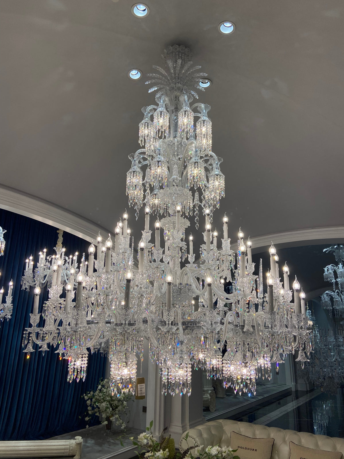 Luxury Large Multi Candles Chandelier Islam Crystal Ceiling Lighting Fixture For Living Room/ Hall Decoration-Chandeliers - VChandelier