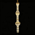 Luxury Majesty Grand Crown Top Cascading Long Tiered Crystal Chandelier - D19.7"*H113.4" (D50cm*H288cm)Warm Light - VChandelier