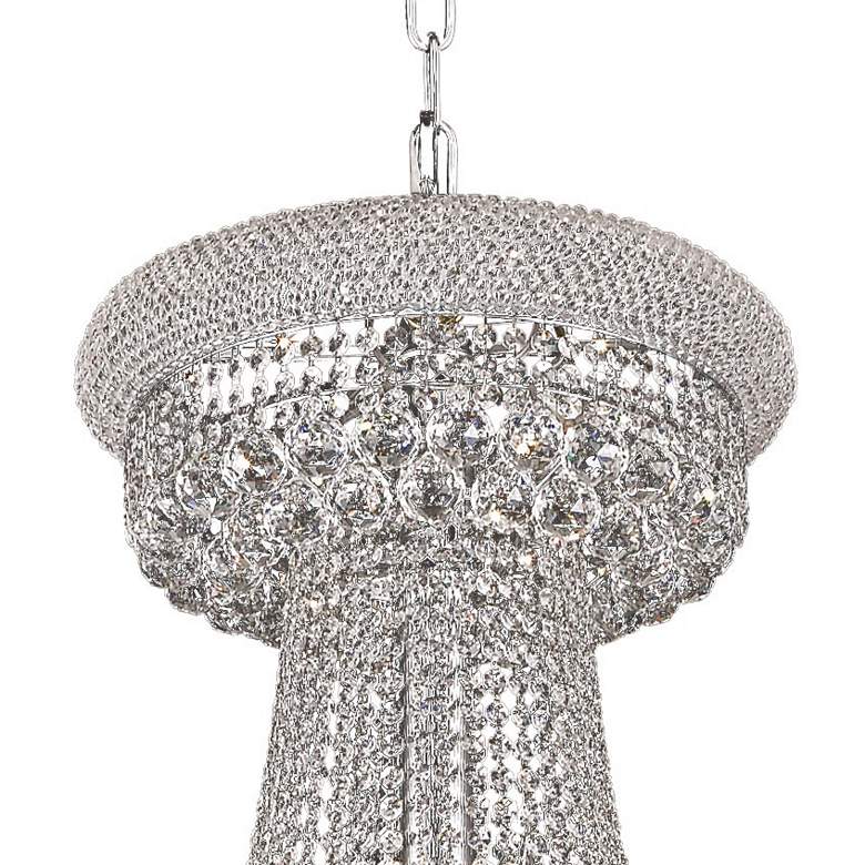 Luxury Modern Primo Wide Gold Crystal Chandelier for High Ceiling Foyer & Staircase - VChandelier