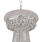 Luxury Modern Primo Wide Gold Crystal Chandelier for High Ceiling Foyer & Staircase - VChandelier
