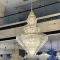Luxury Multi - tiered Extra Large Crystal Chandelier for Staircase/Foyer/Entryway - 87 Lights/ D59.1"*H92.52" - VChandelier