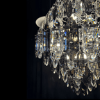Luxury Multi-tiered Honeycomb Crystal Chandelier for High Ceiling-Chandeliers - VChandelier