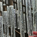 Luxury Spiral Bubble Crystal Chandelier for High Ceiling - CustomWarm Light - VChandelier