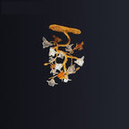 Luxury Villa Elegant Villa Blossom and Branch Chandelier, - VChandelier-11.81" W x 19.69" H - VChandelier