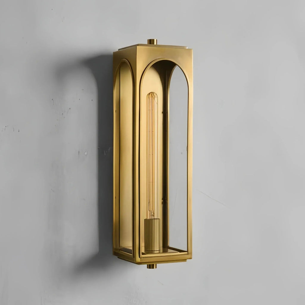 Palladian Outdoor Wall Sconce - 19"BrassVChandelier