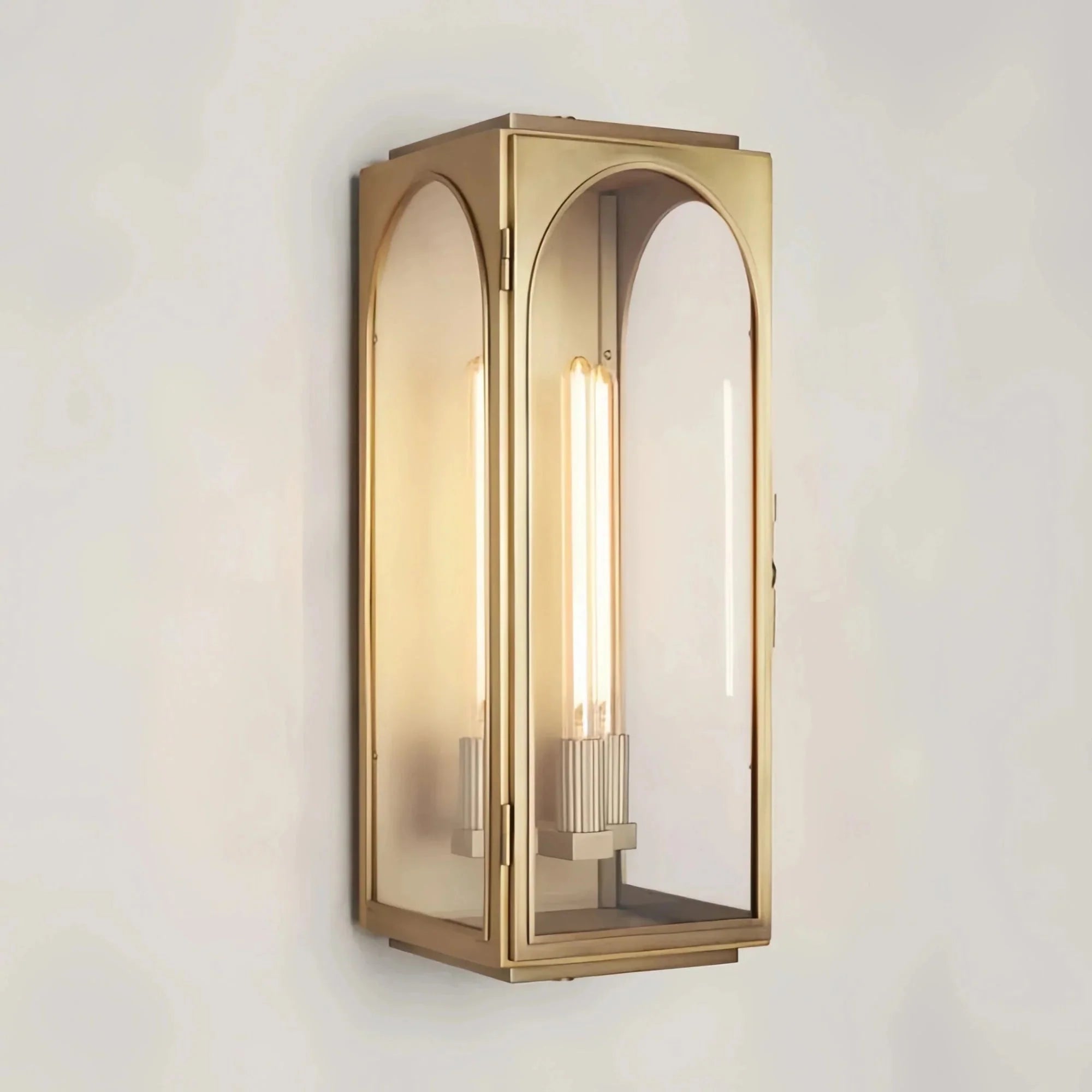 Palladian Outdoor Wall Sconce - 24"BrassVChandelier