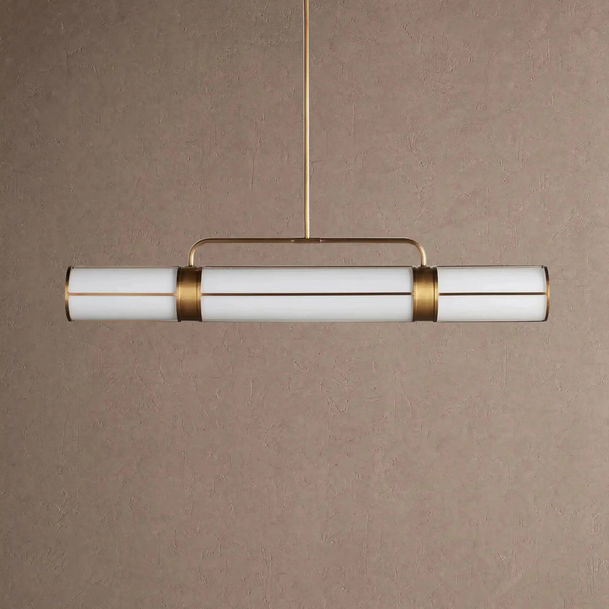 Remming Linear Chandelier 54"62"72" - 54''BrassVChandelier