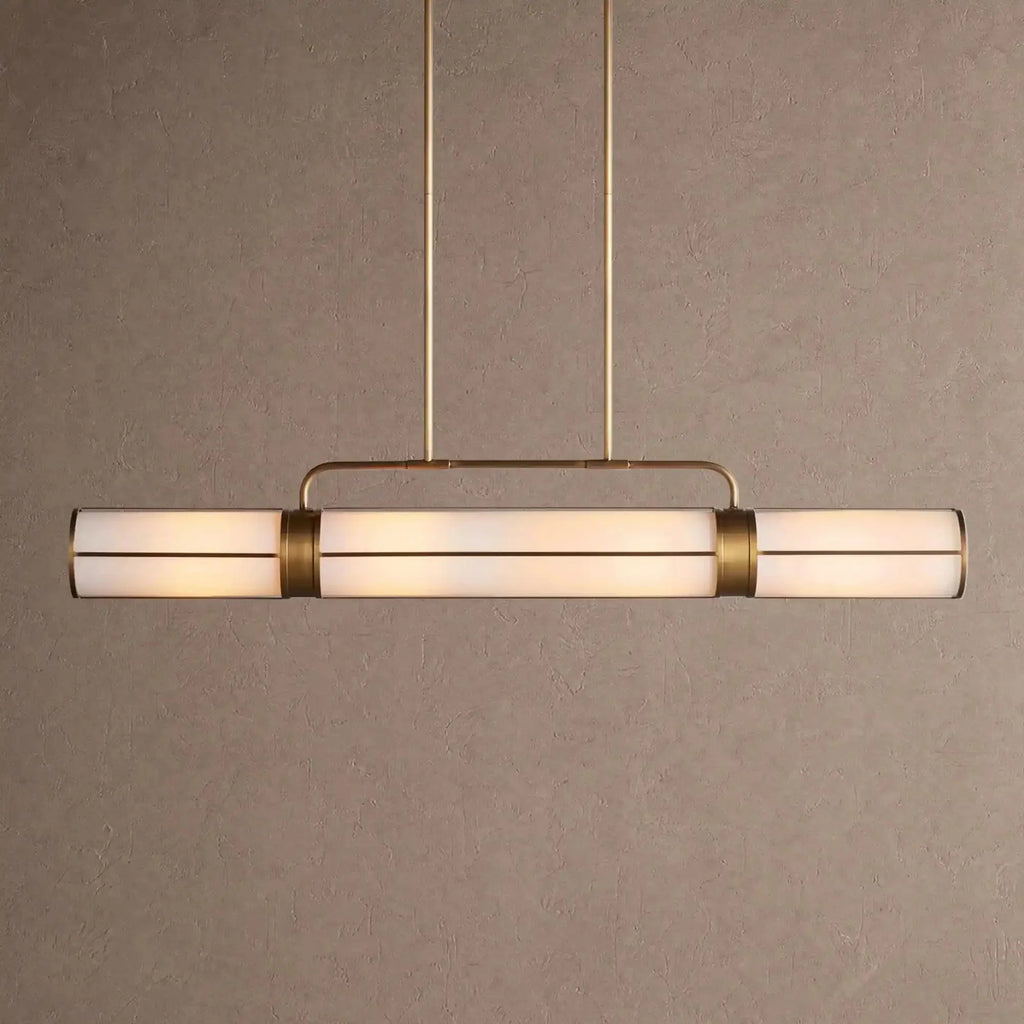 Remming Linear Chandelier 54"62"72" - 62''BrassVChandelier
