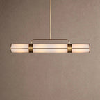 Remming Linear Chandelier 54"62"72" - 54''BrassVChandelier