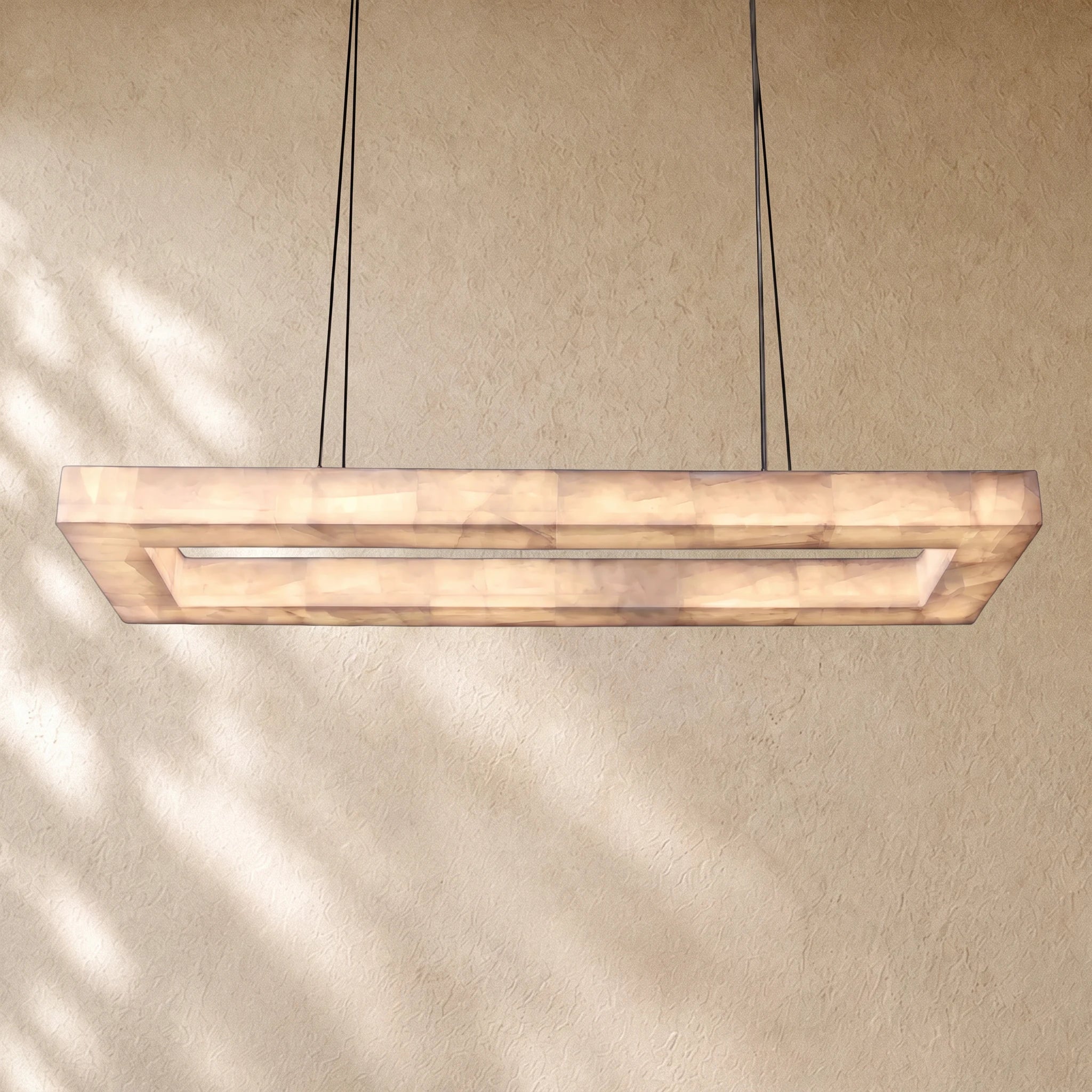 Rivagine Lueur Rectangular Chandelier