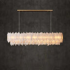 Selenite Layer Rectangular Chandelier - Large - VChandelier