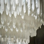 Selenite Layer Rectangular Chandelier - Large - VChandelier