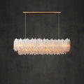 Selenite Layer Rectangular Chandelier - Medium - VChandelier
