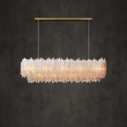 Selenite Layer Rectangular Chandelier - Medium - VChandelier