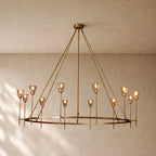Torche De Verre - Lustre rond