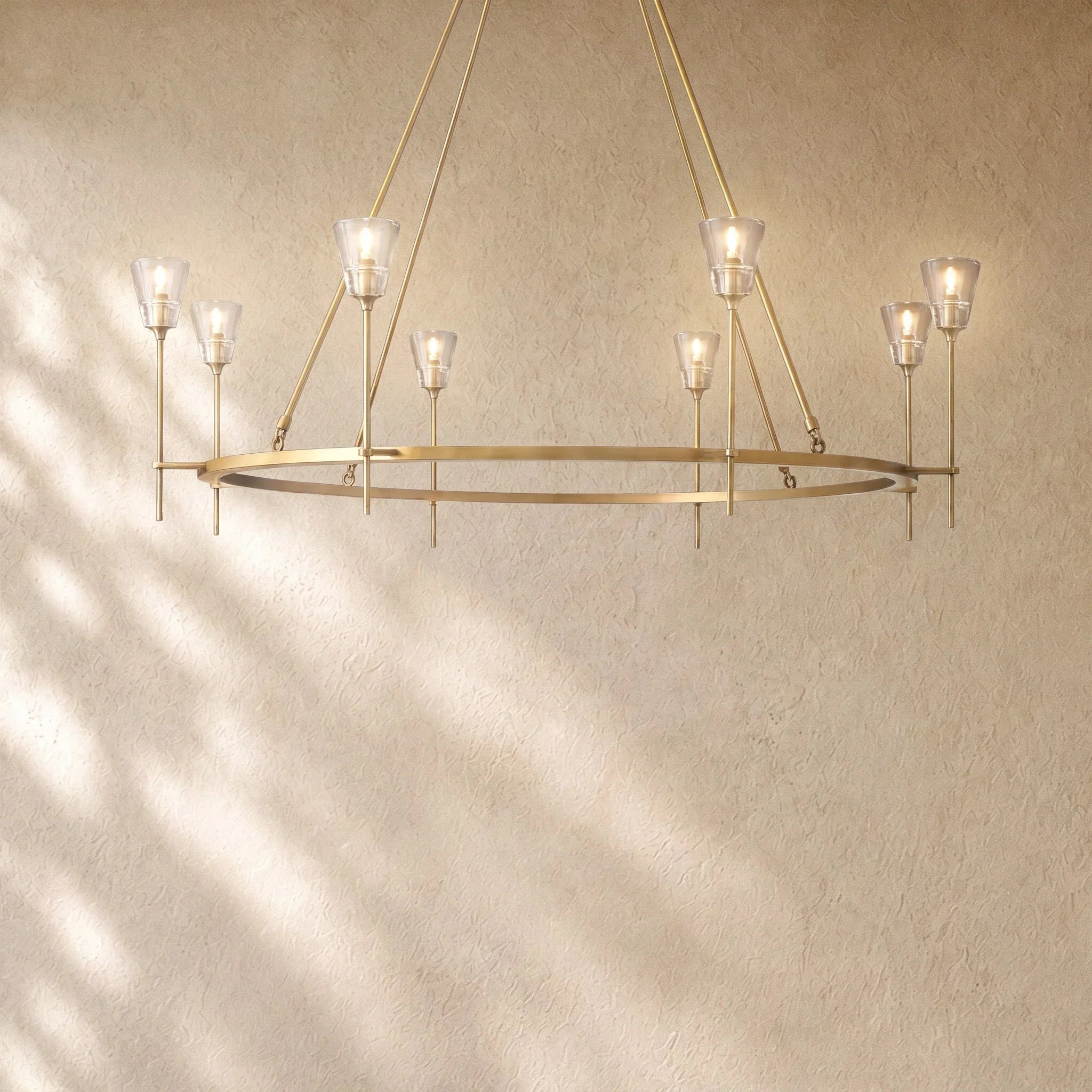 Torche De Verre - Lustre rond
