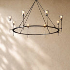 Torche De Verre - Lustre rond